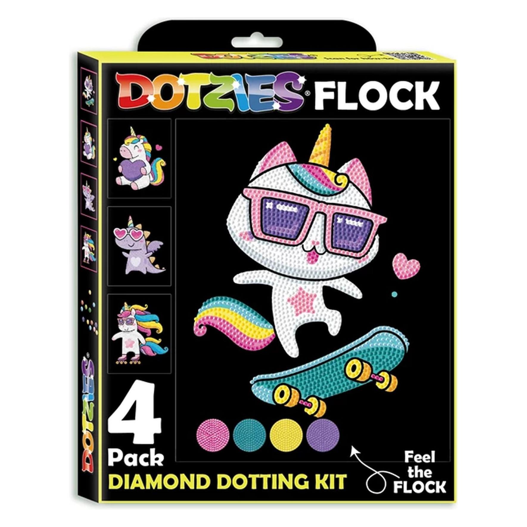 Diamond Dotz Diamond Painting Neon Einhörner (DTZ4002)