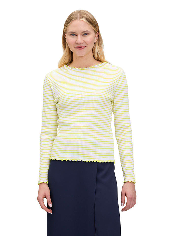 CARTOON Longsleeve in Creme/ Gelb - 36