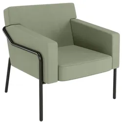 meet Sessel »meet - Medso L« Modell T Stoff grün, 40.6 cm