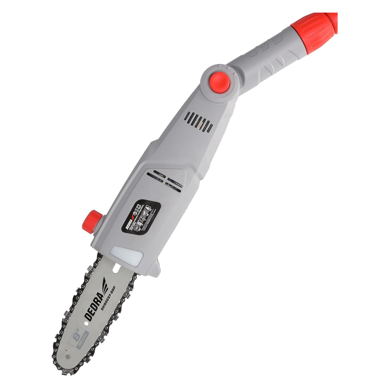 Dedra Elektrische Kettensäge mit Verlängerungsarm 750W 8" 2,85 m DED8699 (Elektro Kettensäge) (DED8699)