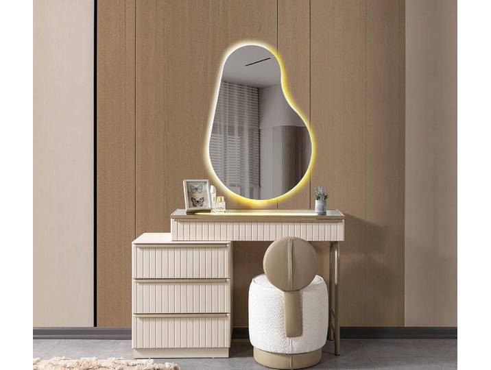 JVmoebel Schminktisch Kommode Stil modern Farbe weiß praktisch komfortabel Schlafzimmer Neu, Made in Europa