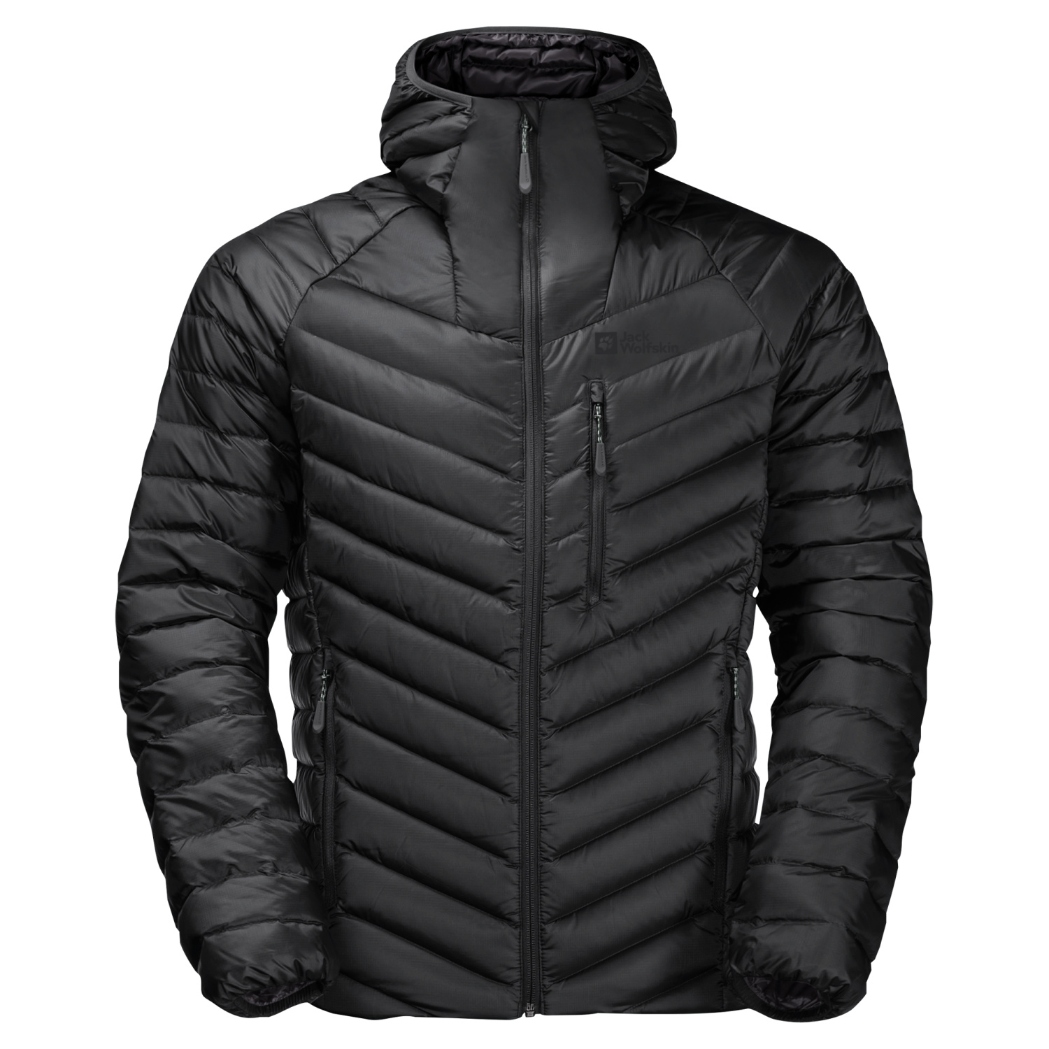 Jack Wolfskin Herren Daunenhoody Passamani Herren 8302783 Schiefer XXL