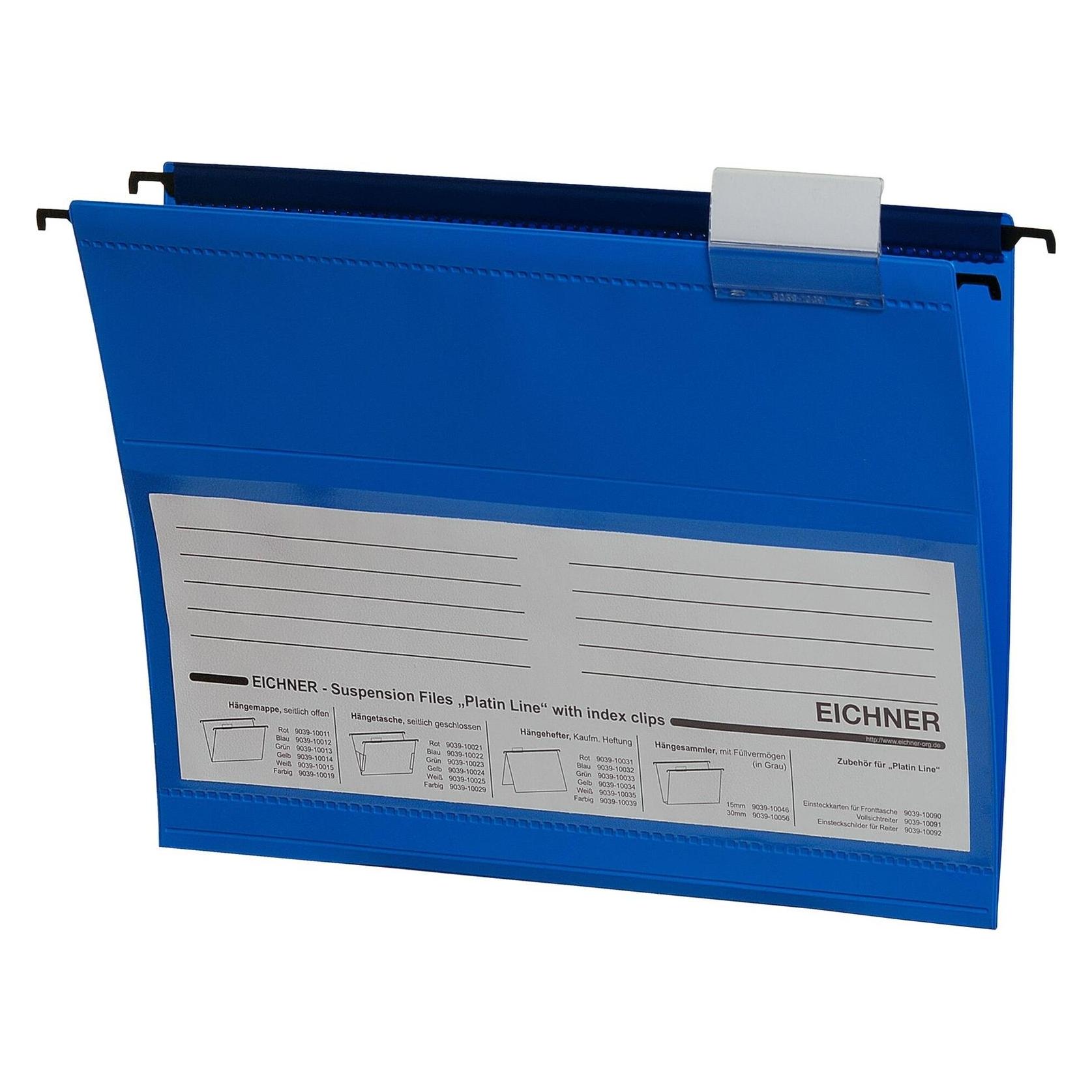 Eichner 10 Hängemappen blau (A4) (9039-10012)