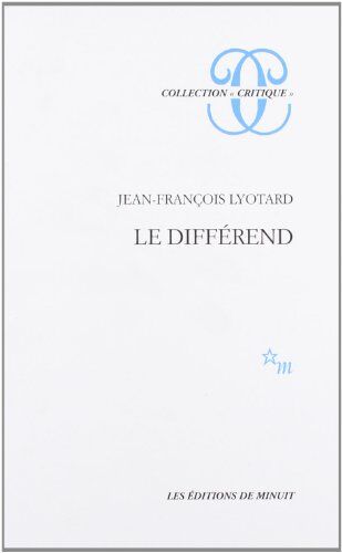 Jean-François Lyotard - Le différend - Preis vom 17.10.2026 19:25:27 h