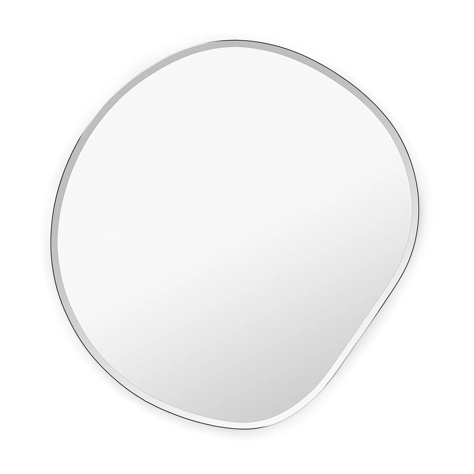 Ferm Living Pond spiegel Small dark chrome
