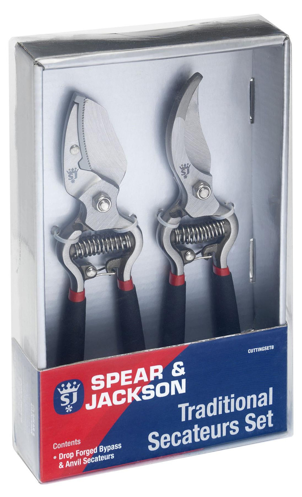 Spear & Jackson set scharen van koolstofstaal met antislipgreep