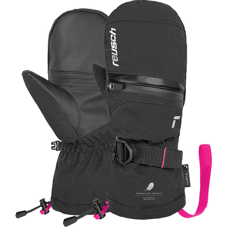 Reusch Kinder Fäustling LAN R-TEX XT black/pink glow - 5,5