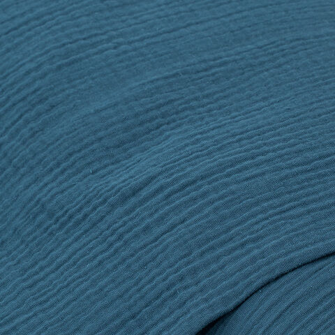 Musselin/Doppel-Gaze, blau