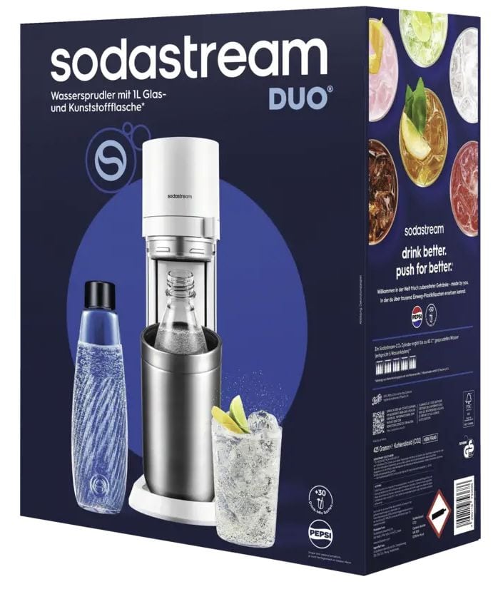 SodaStream Duo Standard Pack Wassersprudler (Weiß) 1016812495