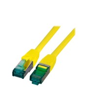 EFB Elektronik RJ45 Patchkabel S/FTP Cat6A LSZH Gelb Laenge 0.5m 4x2xAWG27/7 nach TIA/EIA568B SFTP 0,5 m low-smoke zero-halogen (MK6001.0,5Y)