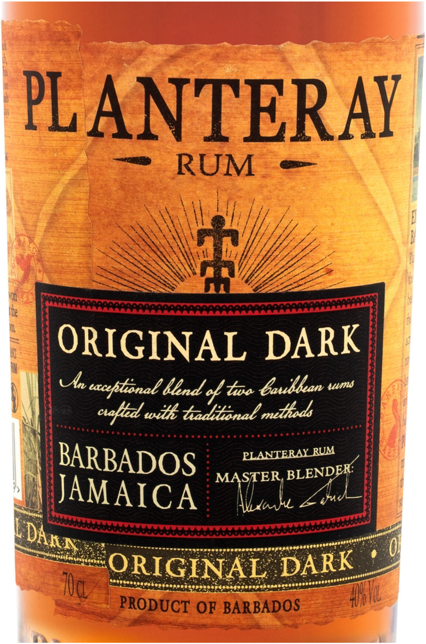 PLANTERAY Rum Original Dark Rum Barbados & Jamaica 40% Vol