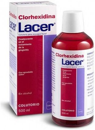 Lacer Clorhexidina Colutorio 0,2% Enjuague Bucodental 500 ml