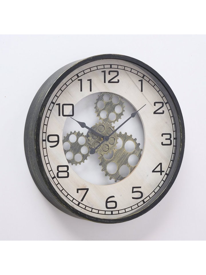 Boltze Wanduhr "Industry" in Grau - Ø 48 cm - onesize