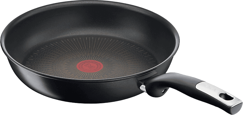 Sartén - Tefal Jordi Cruz G25506, Multiuso, Diámetro 28 cm, Revestimiento Titanium Antirayaduras,Tecnología Thermo-Signal, Aluminio, Negro