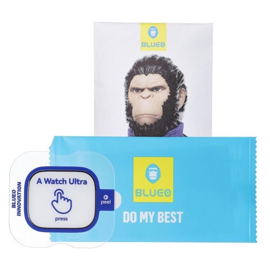 BlueO Other 5D Mr. Monkey Glass - for Apple Watch Ultra / Ultra 2 black (Strong HD) (47373626)