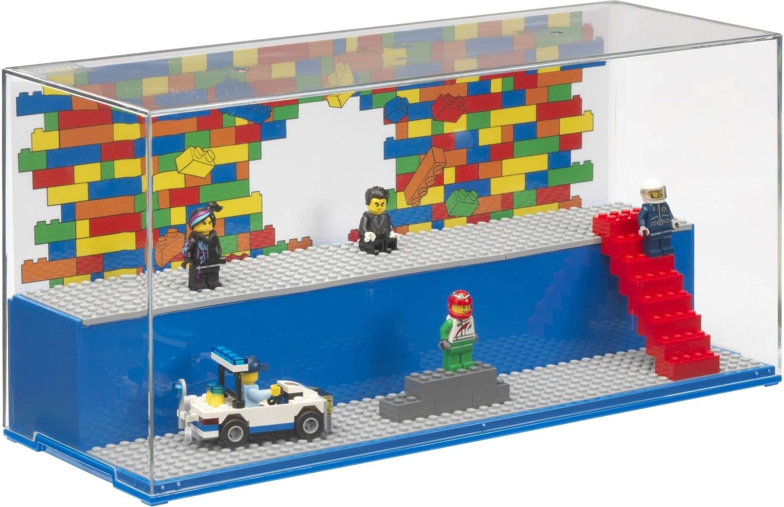 LEGO Speel- en displaykast PLAY & DISPLAY CASE, blauw