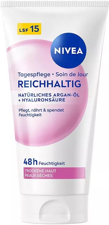 Nivea - Reichhaltige Tagescreme für trockene Haut, 50 ml