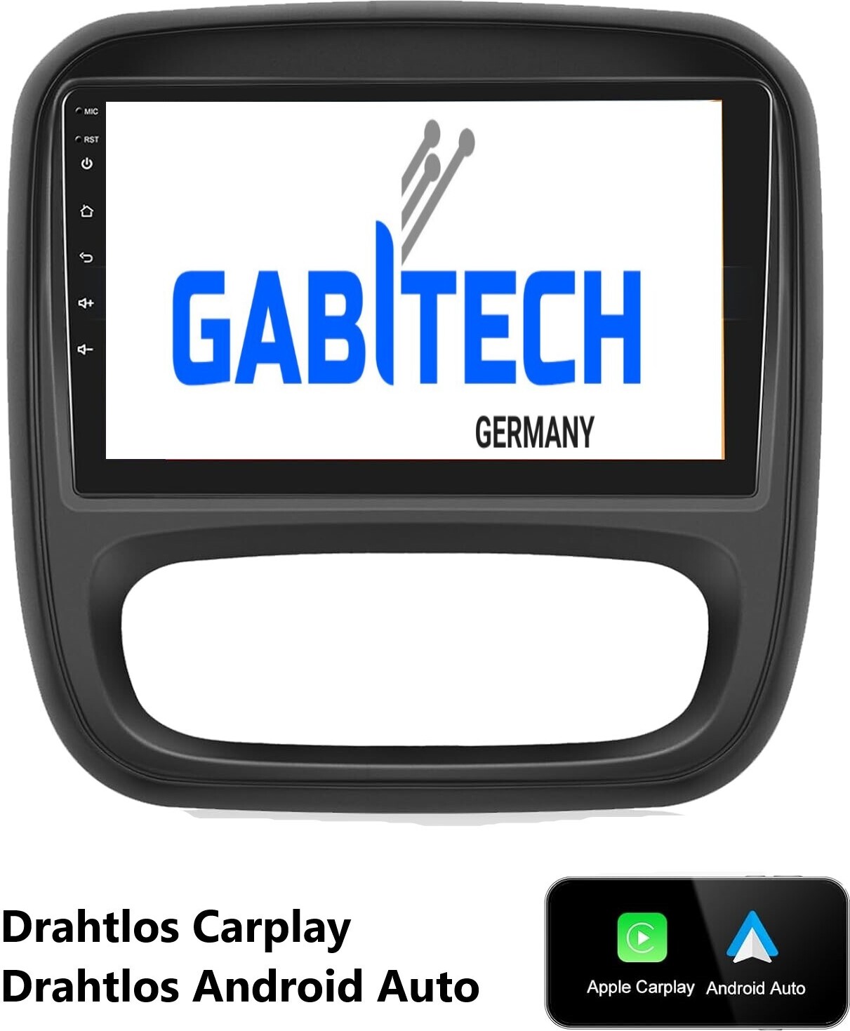 9 Zoll Nissan Autoradio GPS Navi für Renault TRAFIC, Opel VIVARO, Nissan NV300 Android 13 Autoradio BT GPS Navi Drahtlos Carplay RDS 64GB ROM 4GB RAM