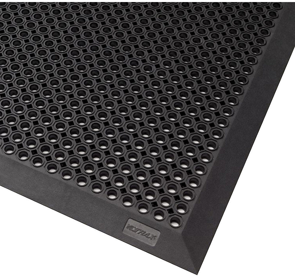 Schmutzfangmatte, rollstuhlgeeignet, schwarz, LxB 1800 x 1200 mm NOTRAX