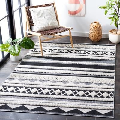 SAFAVIEH Cottage Annelie Indoor/ Outdoor Moroccan Boho Rug