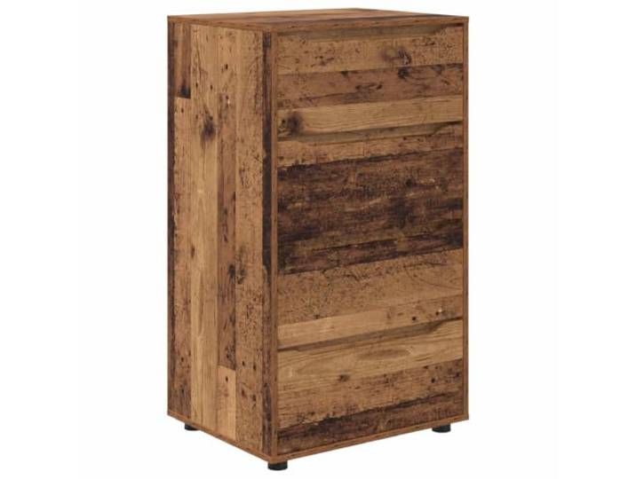 HKLGBVCR Aufbewahrungsschrank, 60 x 48 x 105 cm, Holz Minimalistisches rechteckiges Design, Schubladen mit Kugelführungen, höhenverstellbar, Duttbeine, Pflegetuch