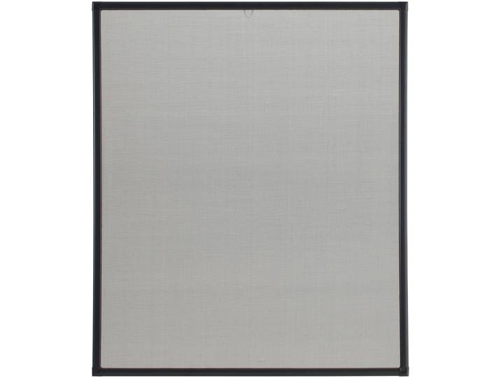 Insektenschutz-Fensterrahmen HECHT INTERNATIONAL Basic , grau (rahmen: anthrazit gewebe: anthrazit), B:100cm H:120cm, Insektenschutzgitter, Insektenschutz-Fensterrahmen