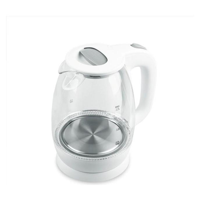 Maestro Czajnik elektryczny szklany 1 7L 2200W MR-063-WHITE (1.70 l) (MR-063-WHITE)