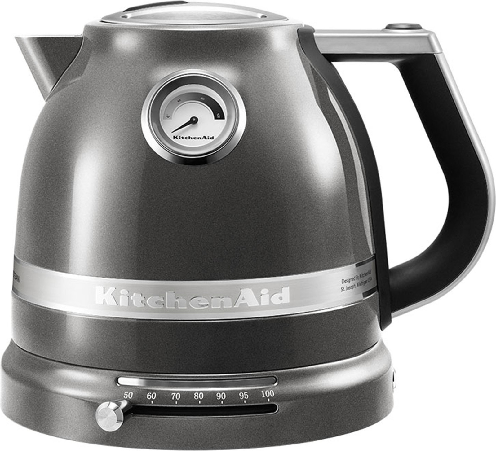 KitchenAid Artisan waterkoker, 1,5 liter, medaillon zilver