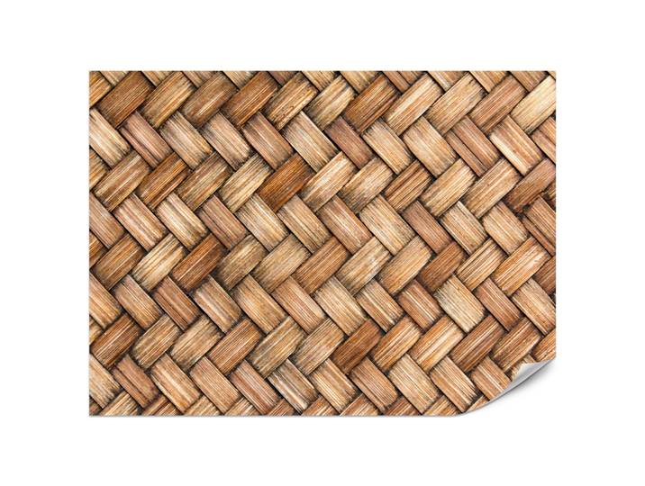 FOTOTAPETE für Küche Weiden Imitation Braune Wand Rustikal Modern 200x140