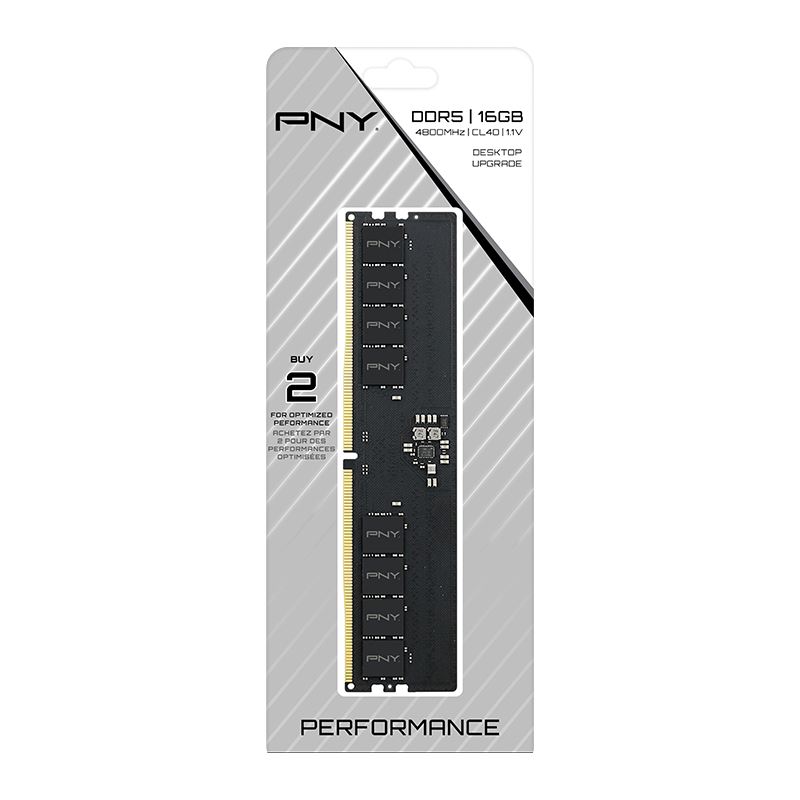 16GB PNY Performance (bulk) DDR5-4800 DIMM CL40 Single