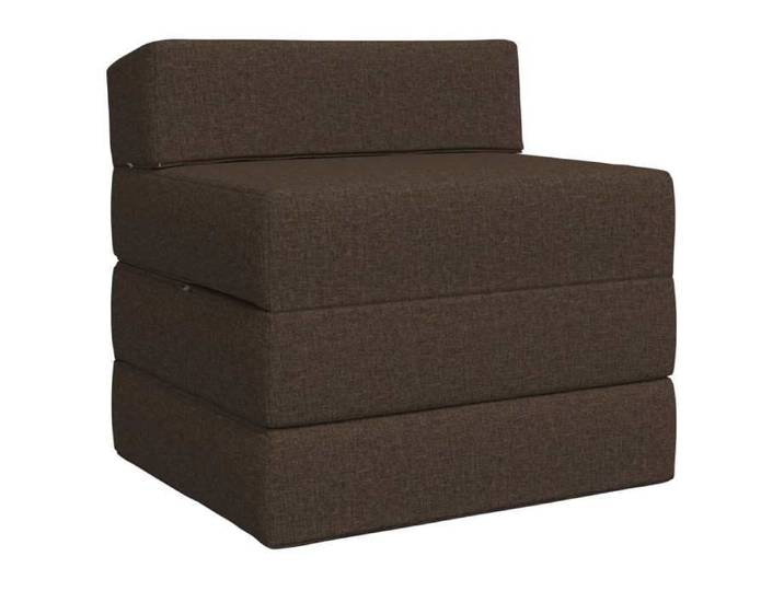 Banquette-lit - Canapé-lit pliable - - tissu - taupe - 200 x 70 x 15 cm 3989890