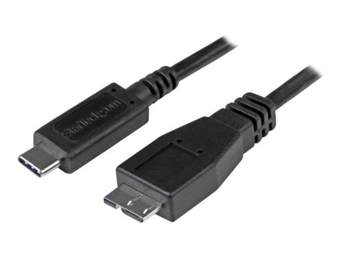StarTech.com USB C to Micro USB Cable 0.5m - USB 3.1 Type C to Micro USB Type B Cable - Micro USB 3.1 to USB-C -