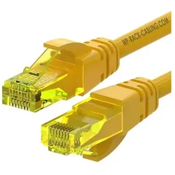 WP Rack & Cabling Wp Europe Patch U/Utp Cat.6a Lshf Gelb (U/UTP, CAT6a, 5 m), Netzwerkkabel