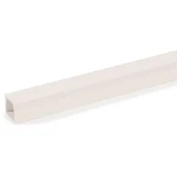 OBO 6131356 Leitungsführungskanal MKS Set 16x38 9001, PVC, cremeweiß, RAL 9001  - 2 Meter