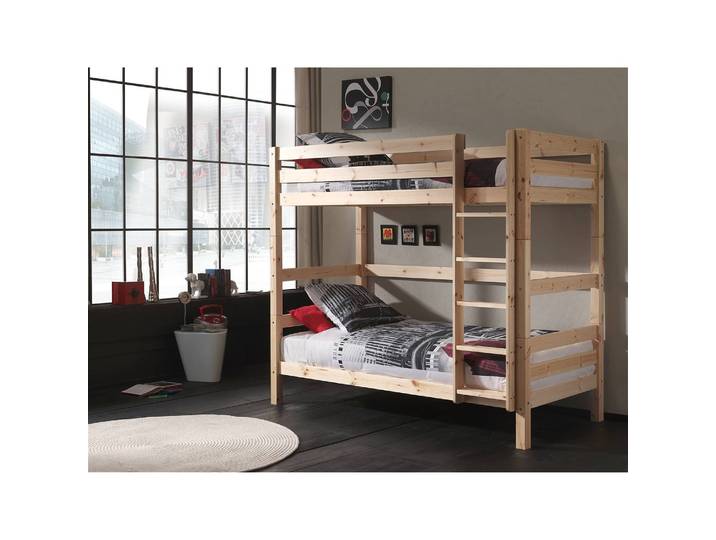 Etagenbett Pino I 182cm Beige/Kiefer