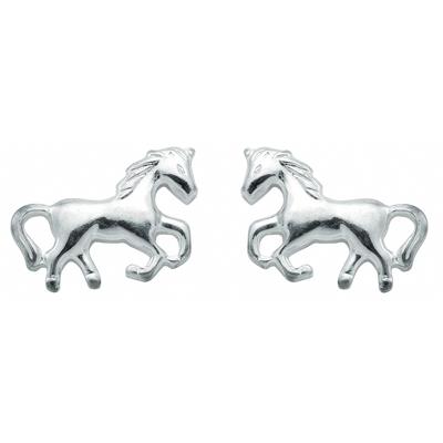 Paar Ohrstecker ADELIA´S "Damen 925 Silber Ohrringe Ohrstecker Pferd", silber, Ohrringe, Damen, Damen, Silber 925 (Sterlingsilber), Silberschmuck für Damen