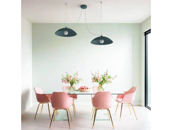 Dream - lampe à suspension en métal bleu e27