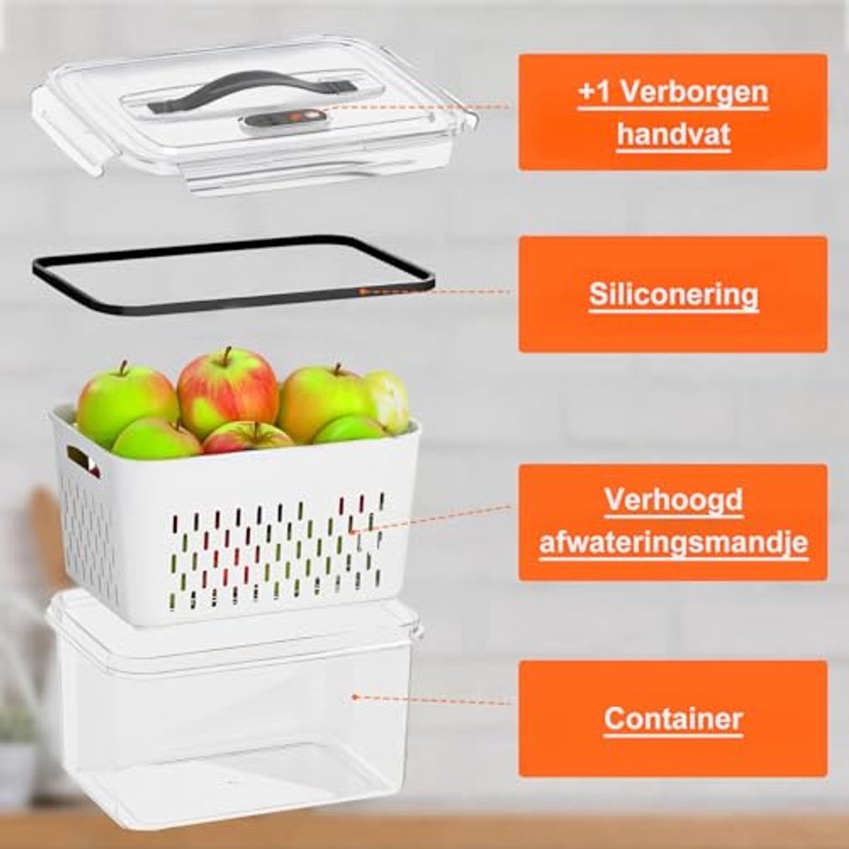 Bessen Tray voor elegante opslag en organisatie