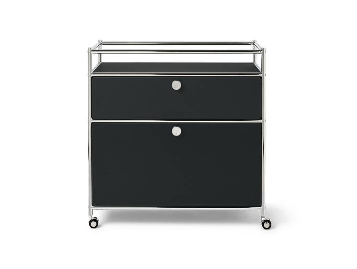 Tchibo - Kommode Metall »Cn3« mit 1 Schublade - 77x40x80cm - schwarz -