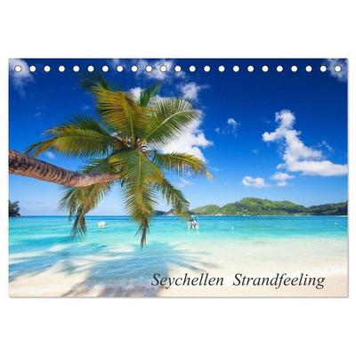 Seychellen Strandfeeling (Tischkalender 2027 DIN A5 quer), CALVENDO Monatskalender