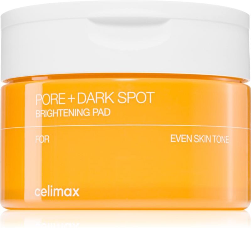 celimax Pore+Dark Spot Brightening Pad toner pads for radiance and hydration 80 pc