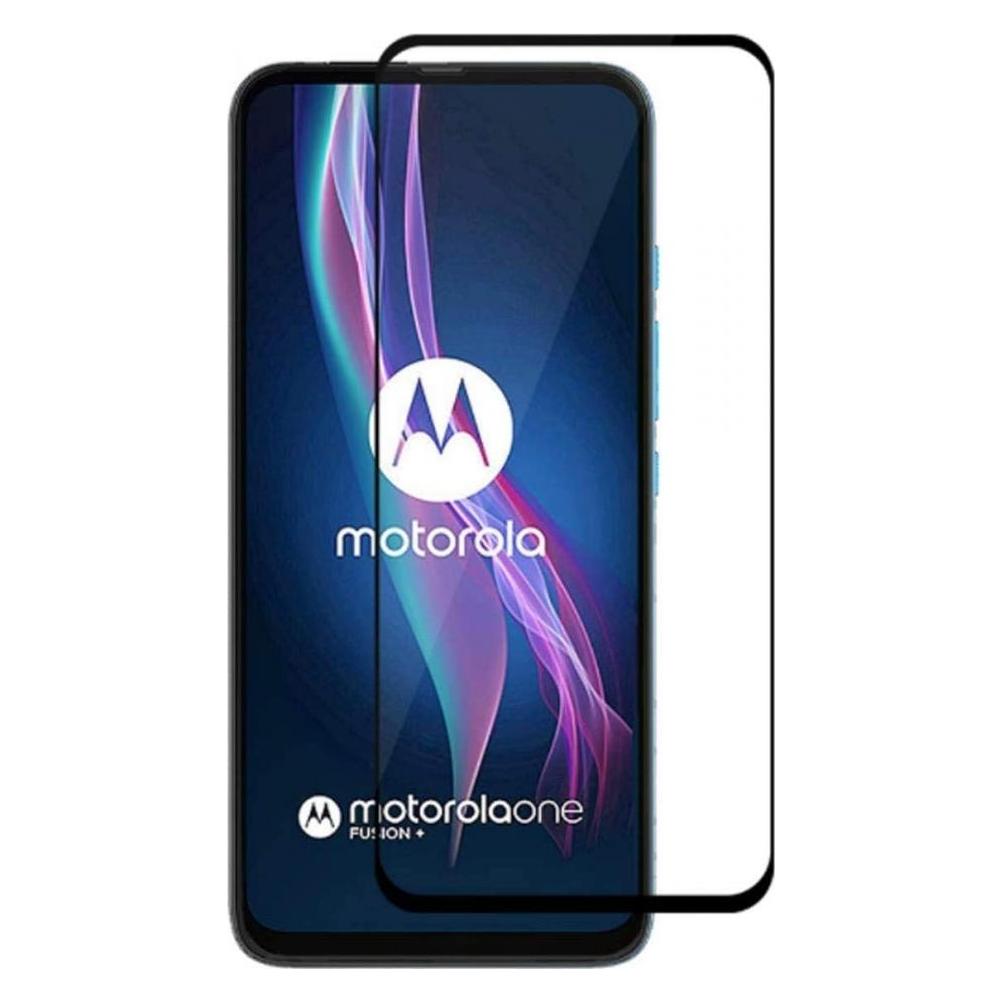 Screenguard Motorola One Fusion+ Full Screen Panzerglas Schutzfolie 2.5D 9H (Motorola One Fusion+) (00027813)