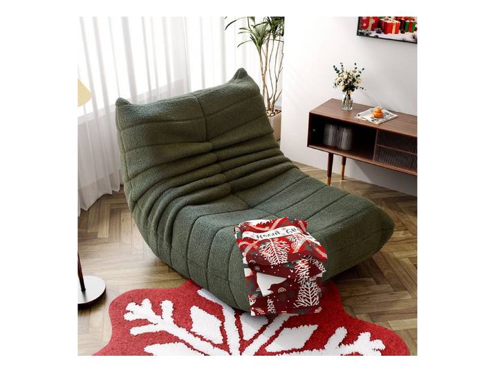 STILVORA Sitzsack Relaxsessel Indoor-Lazy Sofa Einzelsofa mit Hochelastischer Schwamm