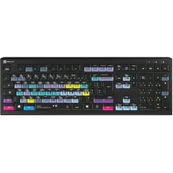 Logickeyboard DaVinci Resolve Astra2 BL fr. (PC) (Eng. Int., Kabelgebunden), Tastatur, Schwarz