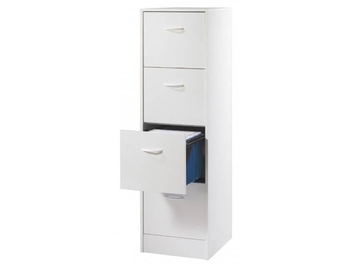 Classeur - Blanc - 4 Tiroirs - 100 Dossiers Suspendus - Eco-conçu - Fabrication Française