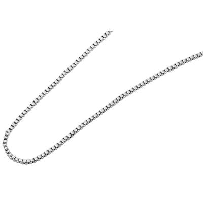 Gliederkette ADELIA´S "Halskette – Venezianerkette aus Edelstahl" Gr. 40, silber, Halsketten, Damen, 40, Edelstahl, Gliederkette, Perfekt zum Verschenken an besondere Menschen