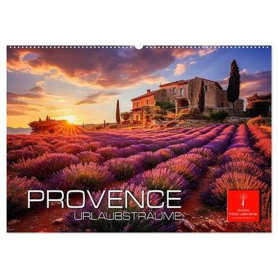 Provence Urlaubsträume (Wandkalender 2026 DIN A2 quer), CALVENDO Monatskalender