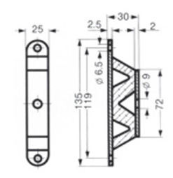 Adam Hall 87710 Buffer hard
