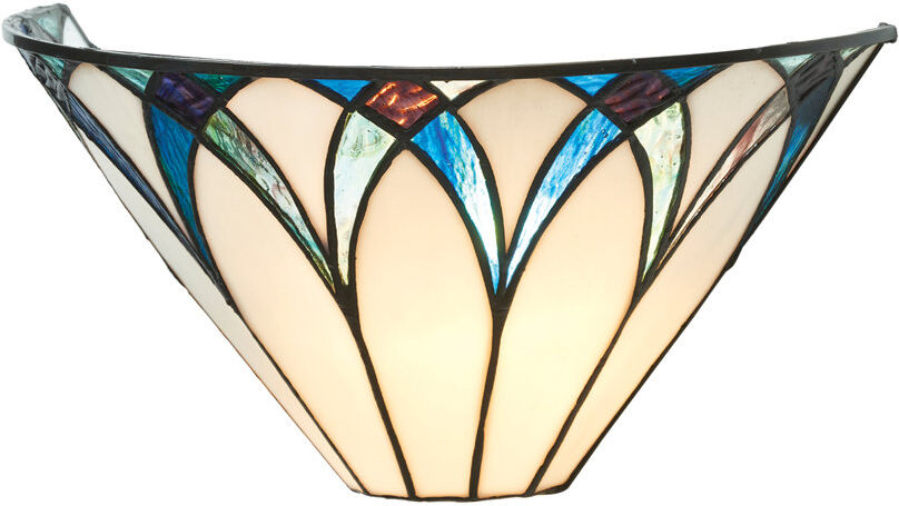 Astoria Grand Wall Sconce Stained Glass / Tiffany 16.5cm H X 32cm W X 17cm D