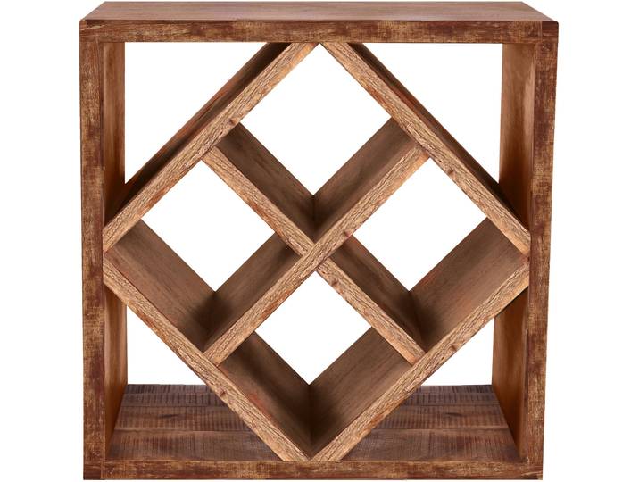 Weinregal Pietro natur Mango B 40 H 40 cm - Weinregal
